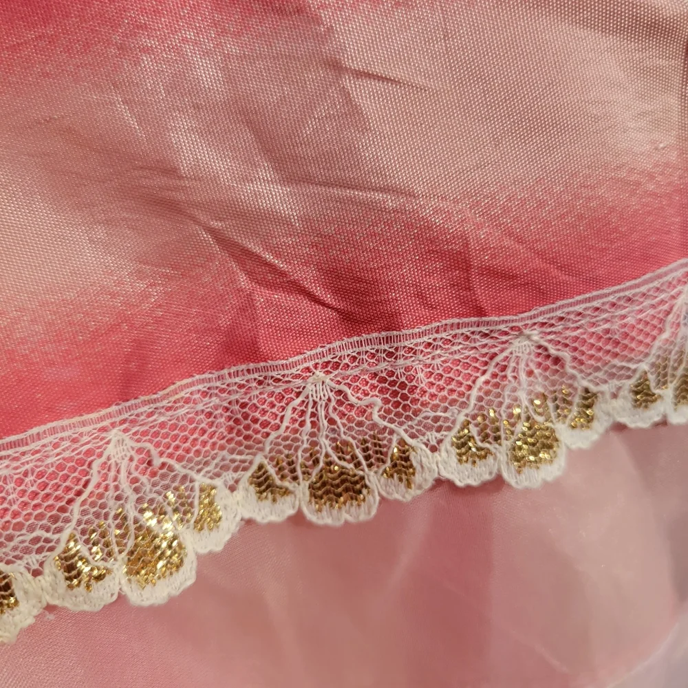Fancy Vintage Apron ~ Pretty & Pink! ~ Handmade ~ MCM Vibe ~ Unique & Pretty!